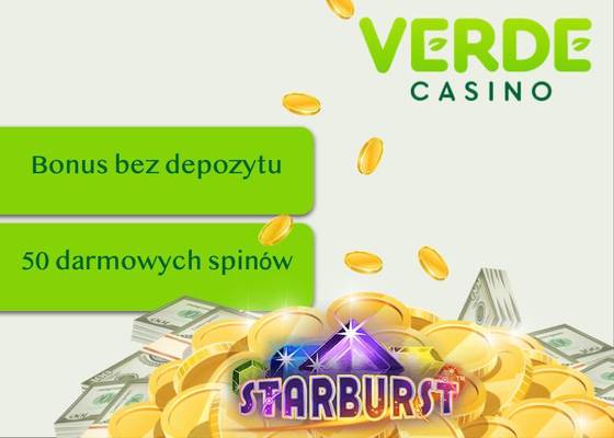 50 Free Spinów  na Starburst w Verde Casino