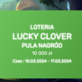 Loteria Lucky Clover z pulą 10 000zł do podziału w LuckyBird